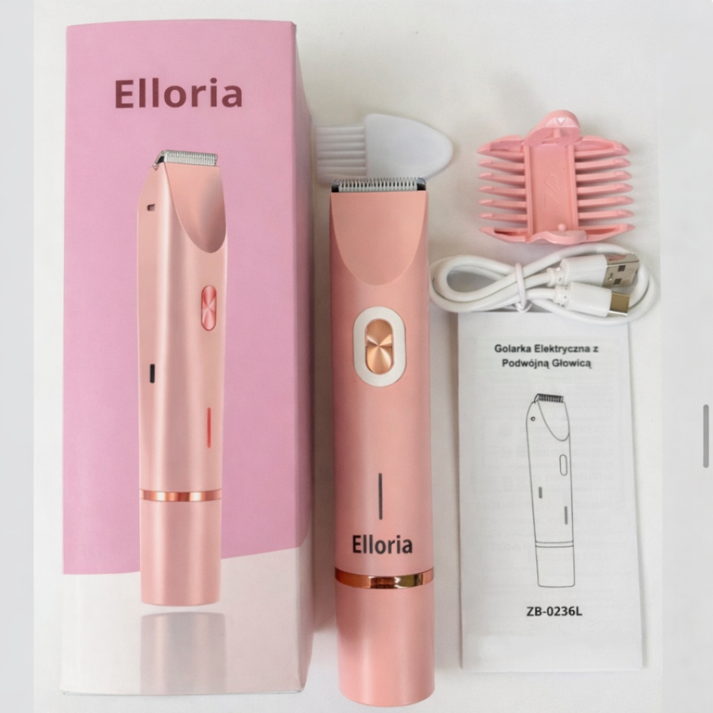 Elloria – maszynka 2w1 w zestawie