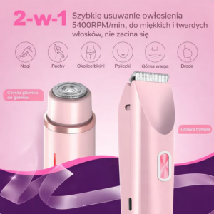 Elloria - precyzyjna maszynka do ciała 2w1