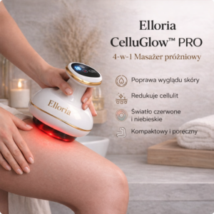 Elloria CelluGlow™ Pro - Masażer próżniowy dla gładszej i jędrniejszej skóry
